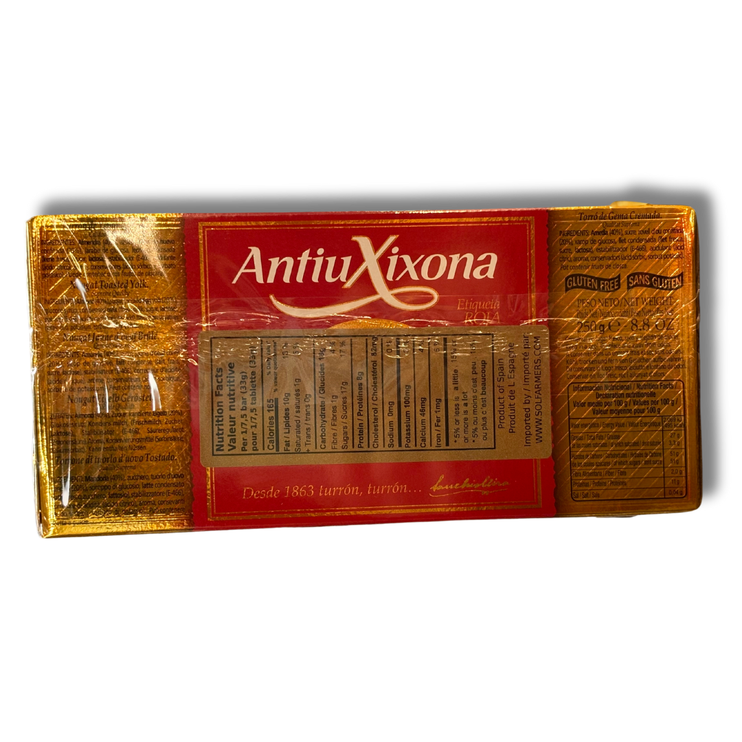Turrón de Jaune d'Oeuf AntiuXixona, 250gr