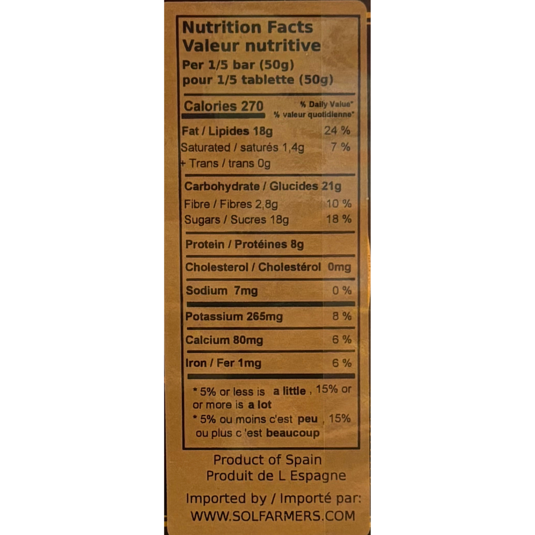 Turrón Alicante DOP Crunchy Duro AntiuXixona, 250gr