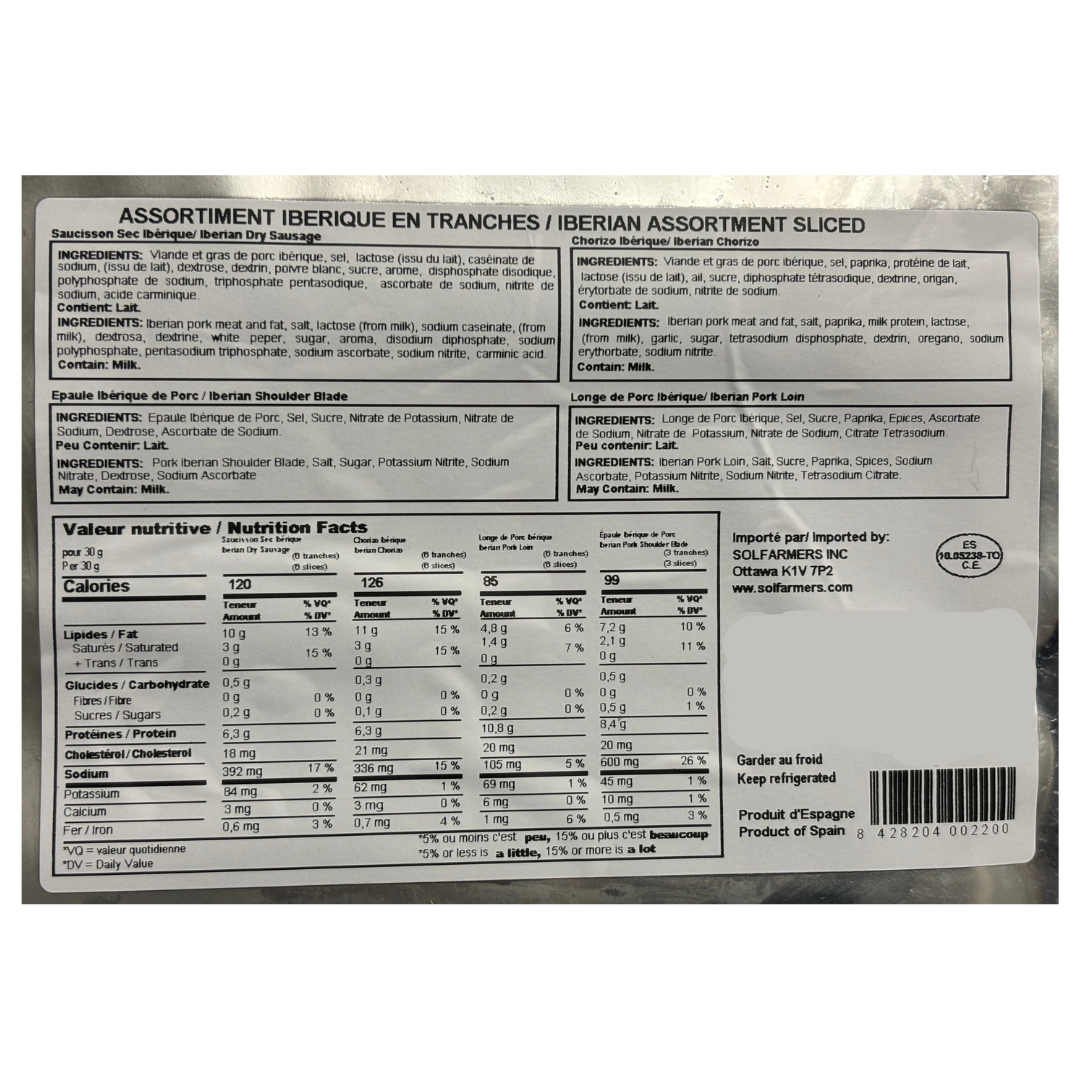 Iberian Assortment Tray La Barrica, 150g