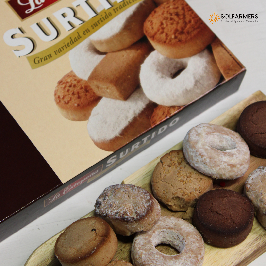 La Estepeña surtido tradicional / biscuits traditionnels aux amandes assorties, 300g
