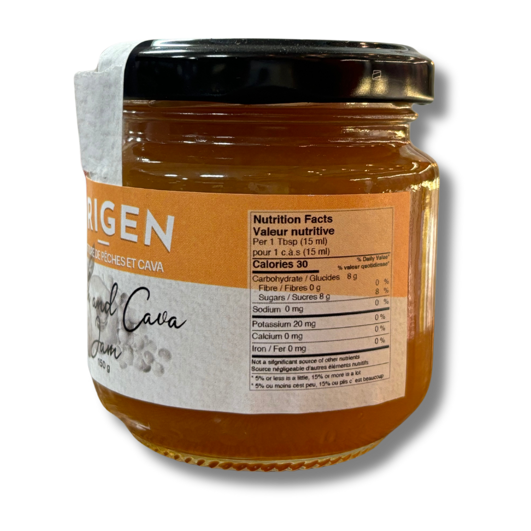 Origen Peach & Cava Jam, 150g - Solfarmers