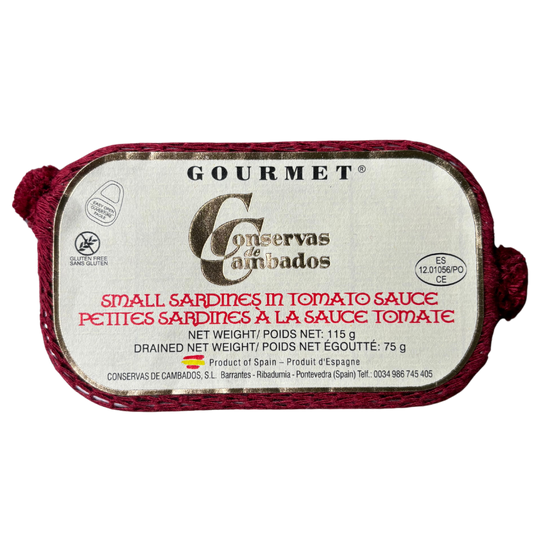 small sardines in tomato sauce can