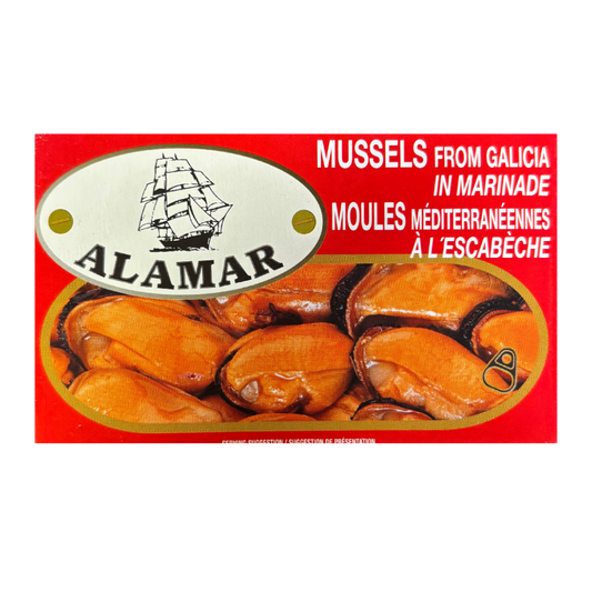 mussels in marinade galicia