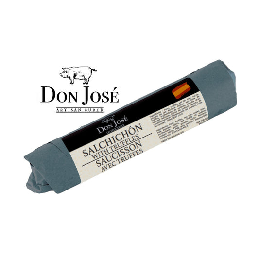 DON JOSÉ. Salchichon Espagnol à la Truffe - Salchichón Español con Trufa, Stick 225gr