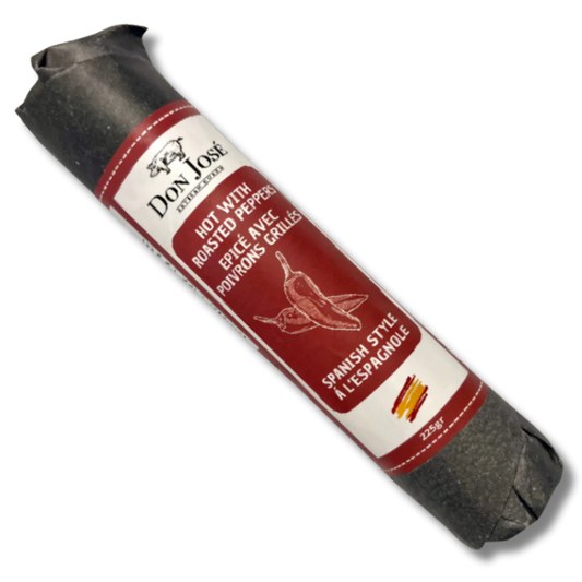Don Jose Hot Salchichon with Roasted Red Peppers  Stick 225gr