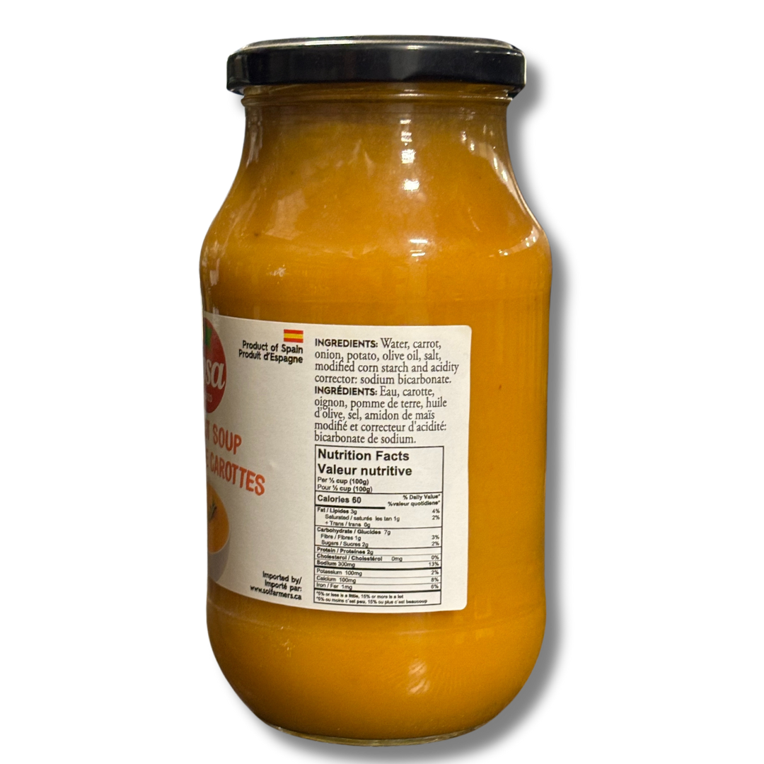 Carrot Soup - IBSA - 530 g - Solfarmers