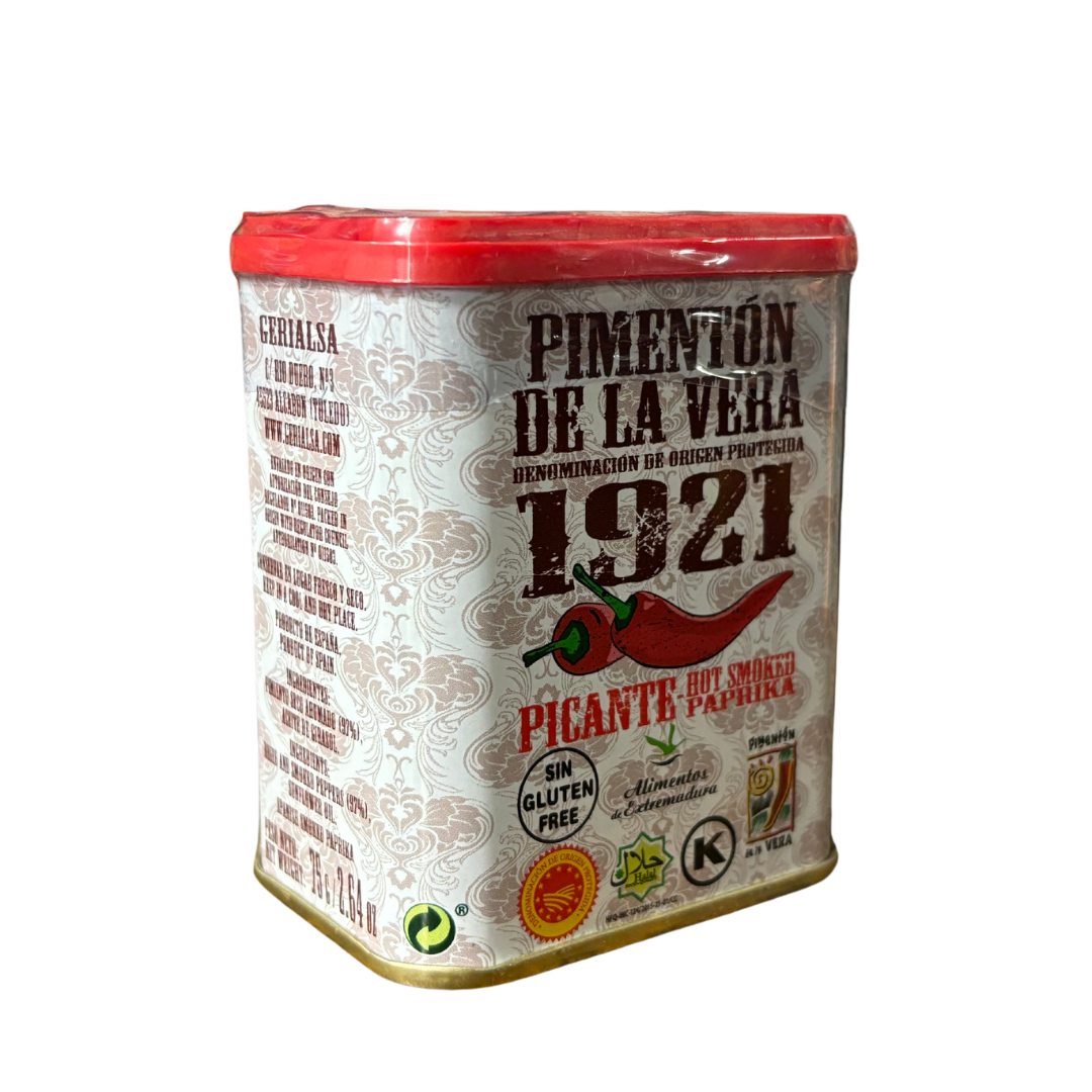 1921 From "La Vera" smoked hot paprika, 75 g - Solfarmers