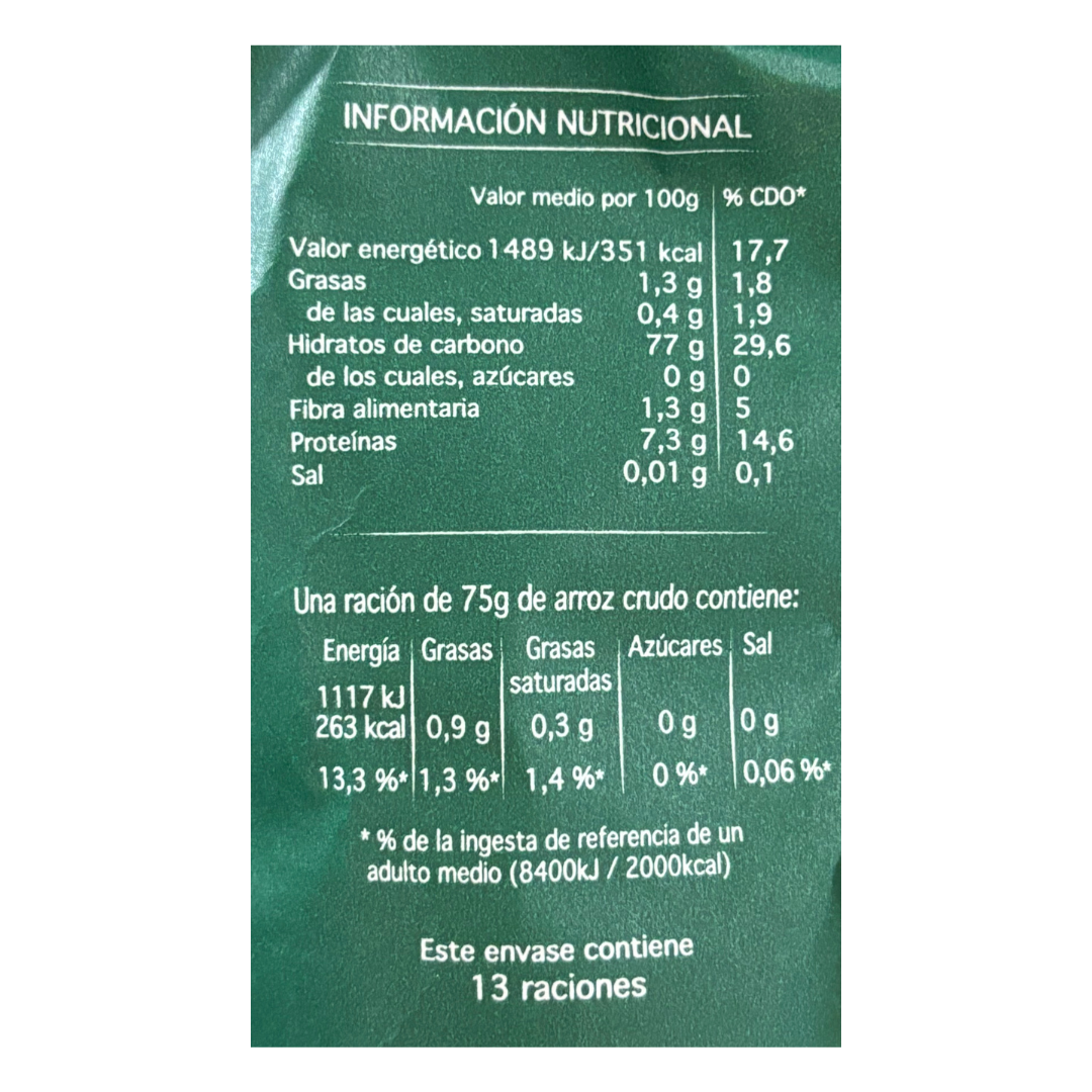 La Fallera extra round rice, 1 kg