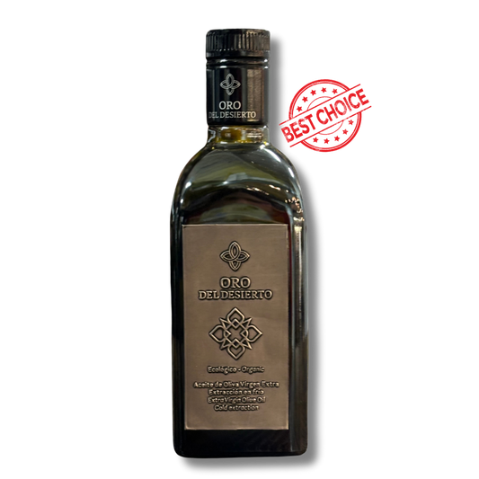 Organic Oro del Desierto coupage (hojiblanca, picual and arbequina), 500mL - Solfarmers