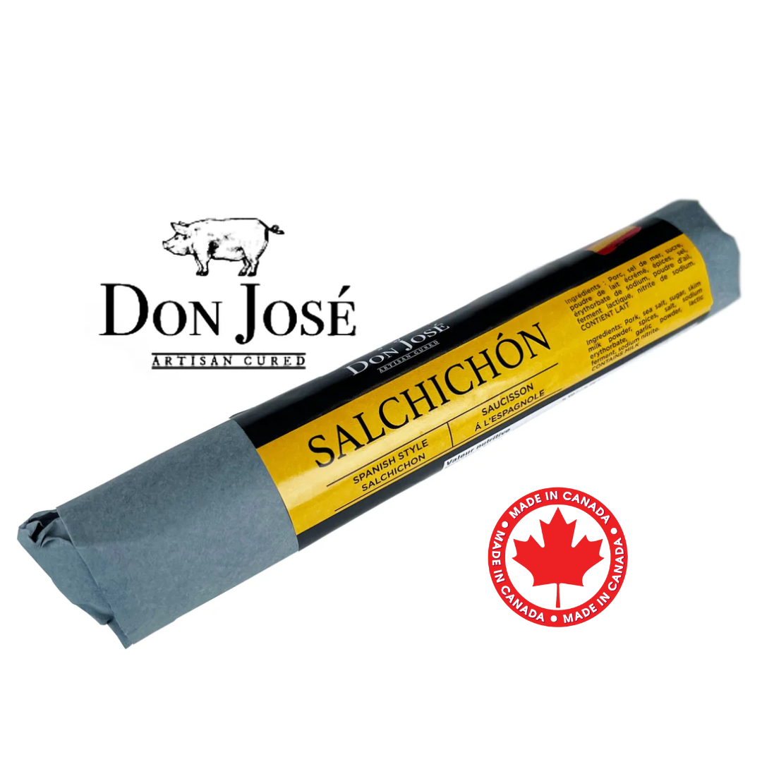 DON JOSÉ. Salchichón espagnol "Salchichón Español". (Bâton 225gr)