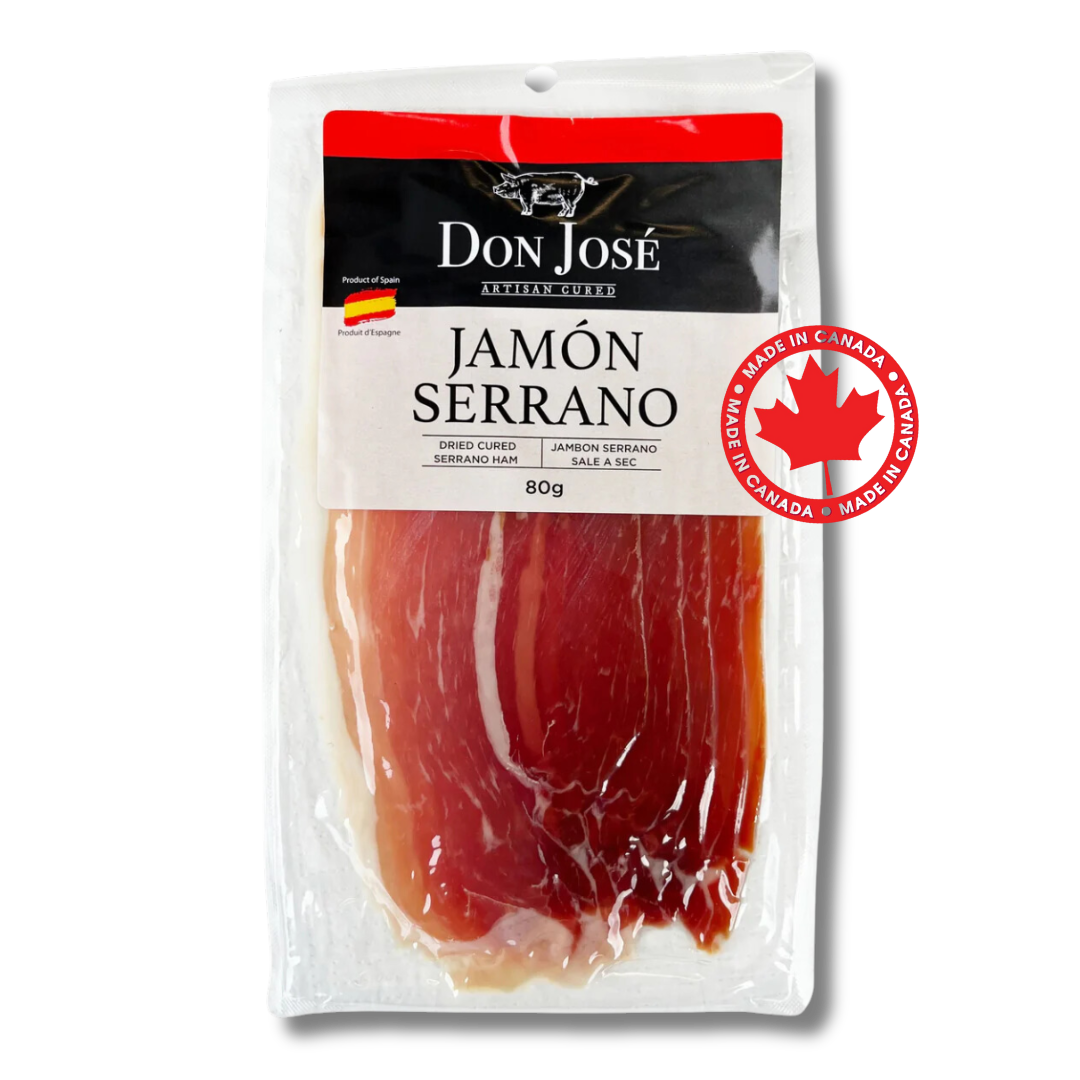 DON JOSÉ. Serrano Ham "Jamón Serrano" (Sliced 80gr)