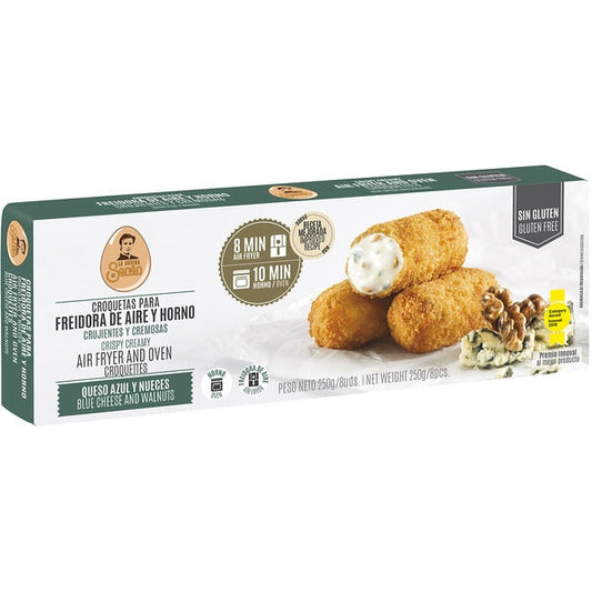 Blue Cheese & Walnuts Croquettes for Air Fryer & Oven – Croquetas Queso. La Cocina de Senén, 200g