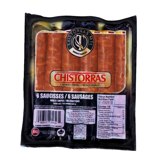 Spanish Fresh Chorizo - Chistorras. Txistorras, 430g
