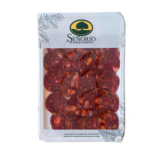 Acorn-Fed Iberian Chorizo "Chorizo Ibérico de Bellota". Señorio de Montanera. (Sliced 100gr)
