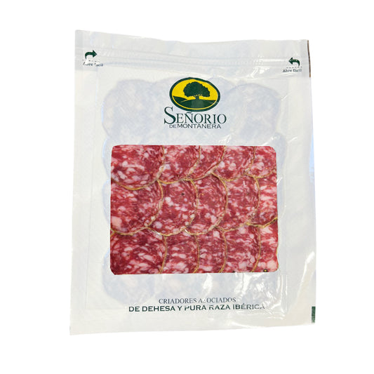 Acorn-Fed Iberian Salchichón "Salchichón Ibérico de Bellota". Señorio de Montanera. (Sliced 100gr)
