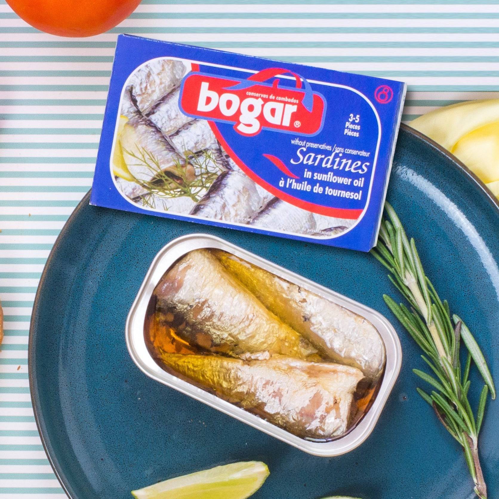 Bogar sardines in sunflower oil - Solfarmers