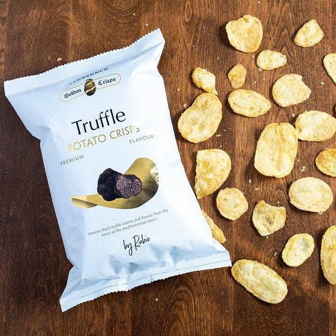 Inessence potato chips black truffle - Solfarmers