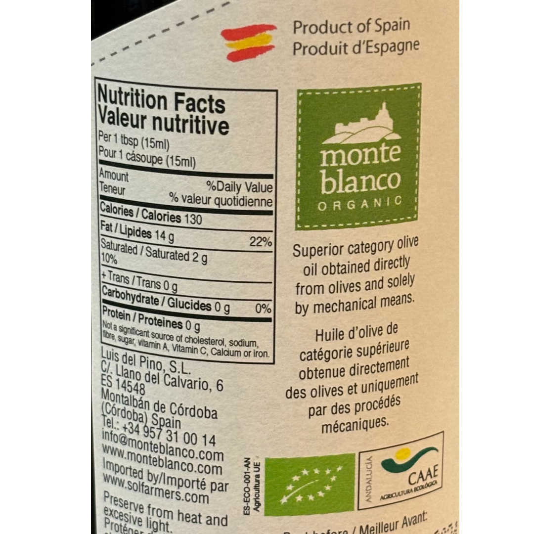 extra virgin olive oil monte blanco coupage solfarmers